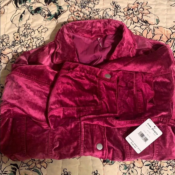 Free People pink jacket xs - Picture 2 of 4
